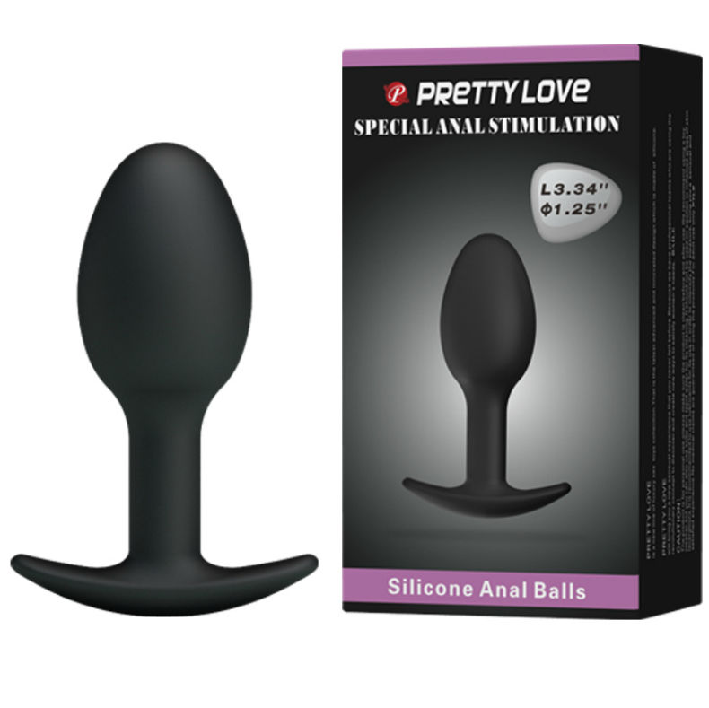 Obsenza - Plug Anale in Silicone Ergonomico 6. - Nero - Image 1