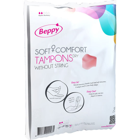 Obsenza - Tampons Beppy Soft-Confort Sec - 30 Unités Discrets - Image 1