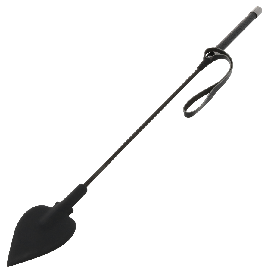 Obsenza - Fusta de Silicona Negra 60cm para Juegos Fetichistas y BDSM - Negro - Image 1