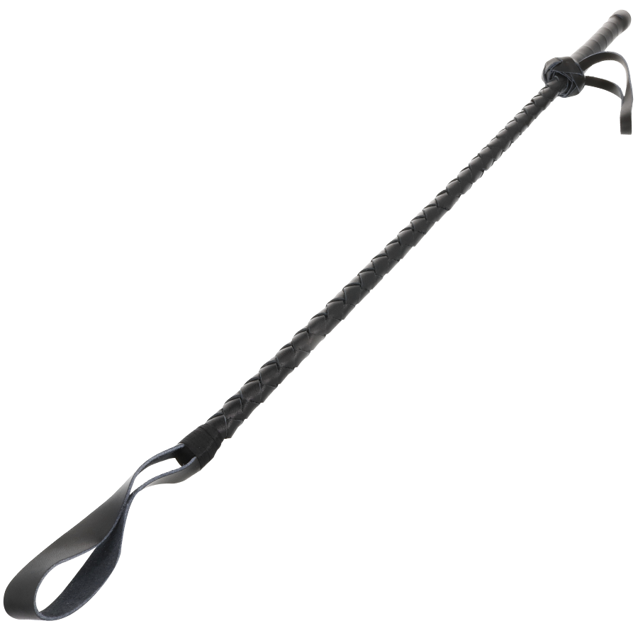 Obsenza - Chicote BDSM de Couro Fino 60 cm para Fetiche e Dominação - Image 1