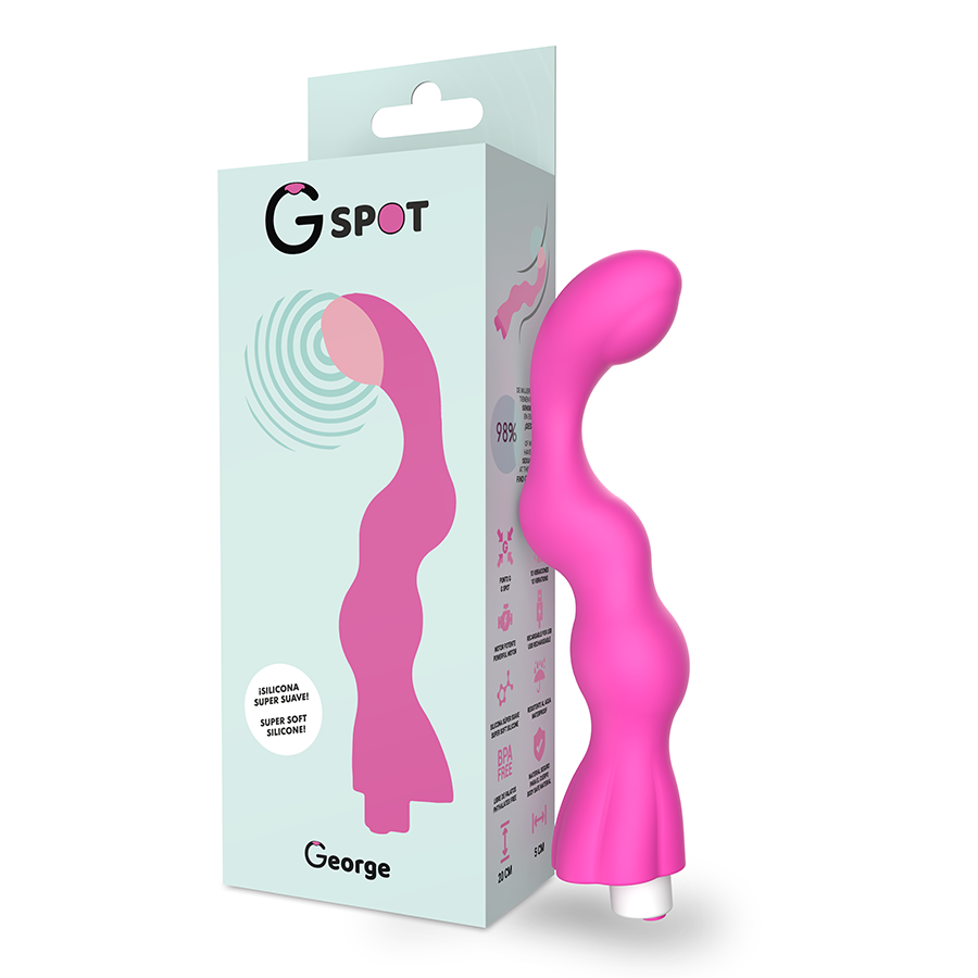 Obsenza - Vibrador Punto G George Recargable para Placer Total - Rosa - Image 1
