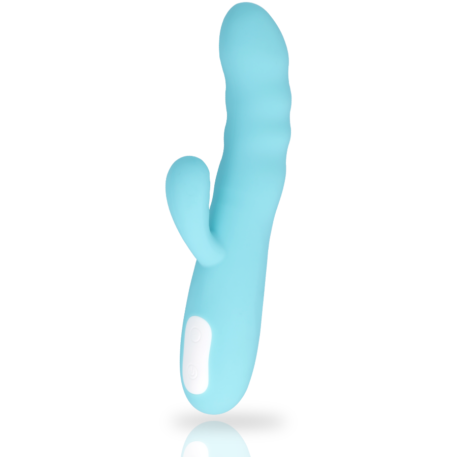 Obsenza - MIA Eiffel Rabbit Vibrator with Dual Motors and 10 Vibration Programs - Turquoise - Image 1