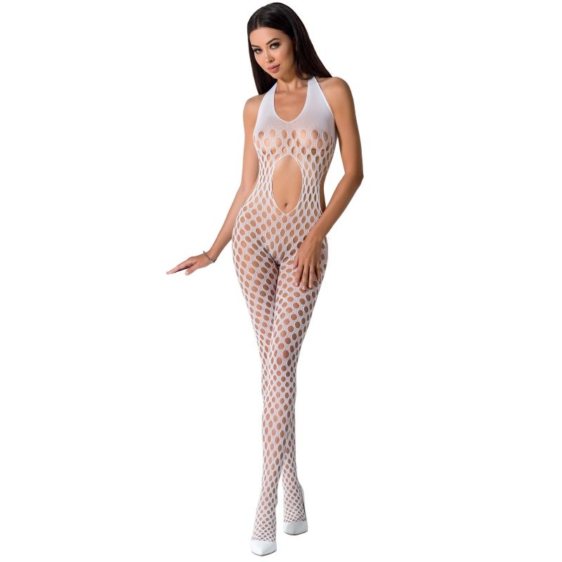 Obsenza - Body en Résille Femme BS065 Passion – Dentelle Sexy et Transparences - TU - Image 1