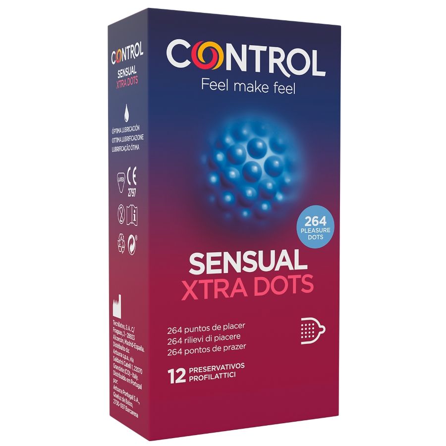 Obsenza - Control Xtra Dots 12 Unidades - Prazer Intensificado e Estimulante - Image 1
