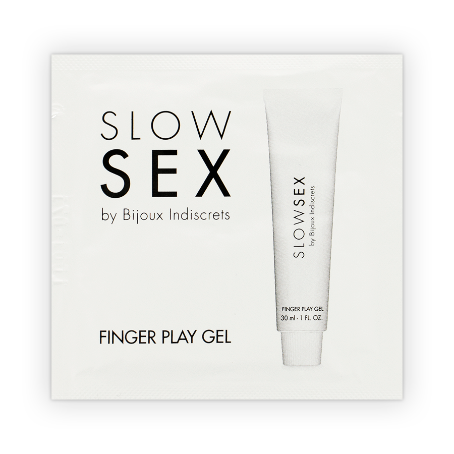 Obsenza - SLOW SEX Massagegel mit Fingerspiel Einzeldosis – Natürliche Lust- und Massageerfahrung - Image 1