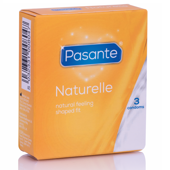 Obsenza - Pasante Naturelle Condom 3 Pack for a Natural Sensation - Image 1