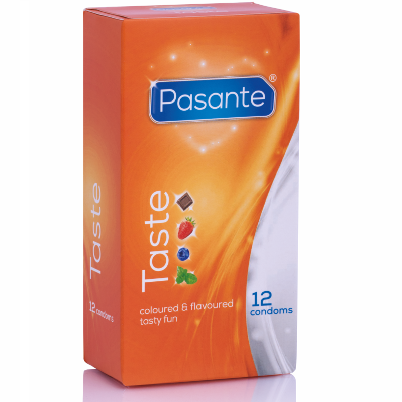 Obsenza - Pasante Flavored Condoms Pack of 12 for Tasty & Safe Intimate Moments - Image 1