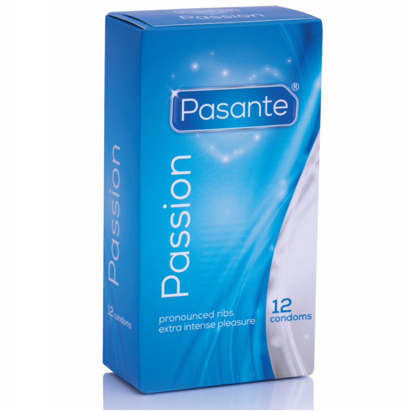 Obsenza - Preservativos Pontuados Pasante Ribbed Passion 12 Unidades - Image 1