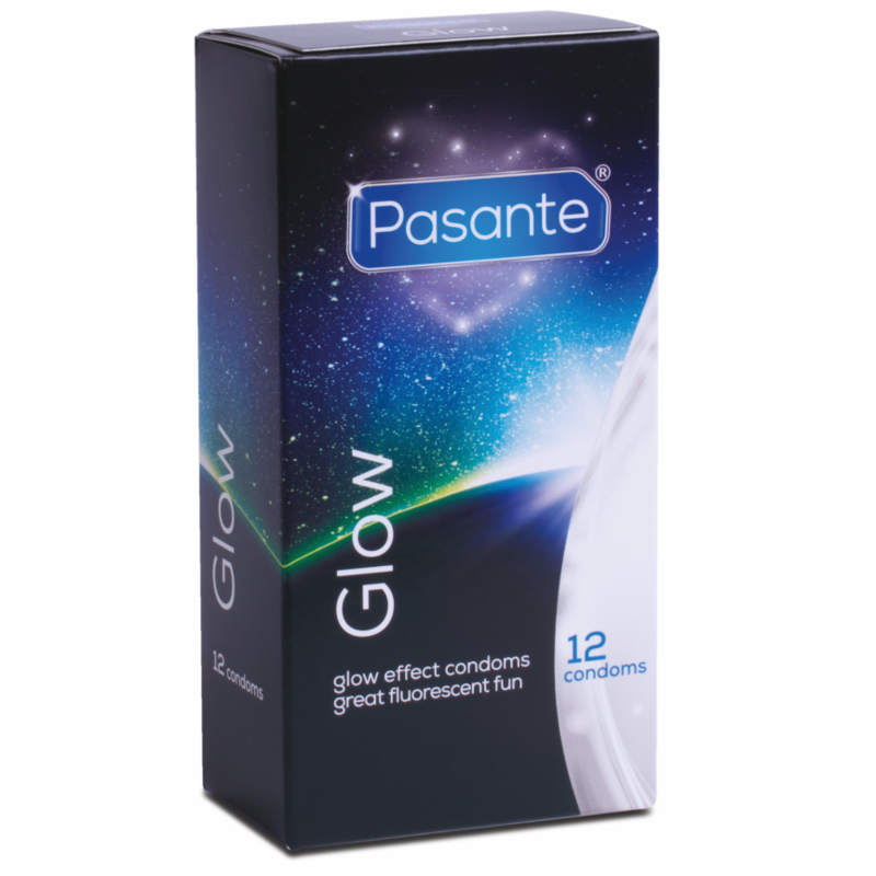 Obsenza - Glow in the Dark Condoms – Pack of 12 by Pasante - Image 1