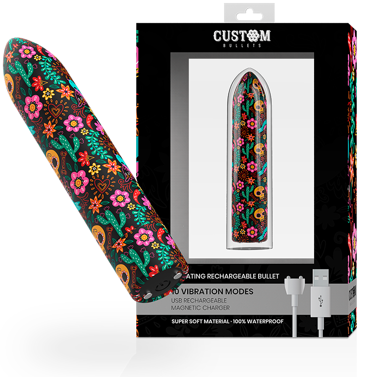 Obsenza - Balle Vibrante Personnalisée Floral Rechargeable 10 Vitesse - Image 1
