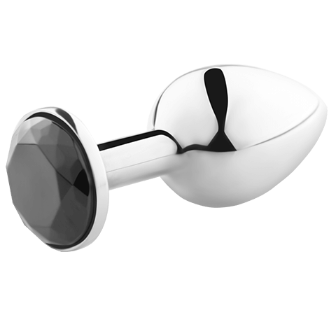 Obsenza - Plug Anale Conico in Metallo Nero – Stimolazione e Piacere Estremo - Image 1